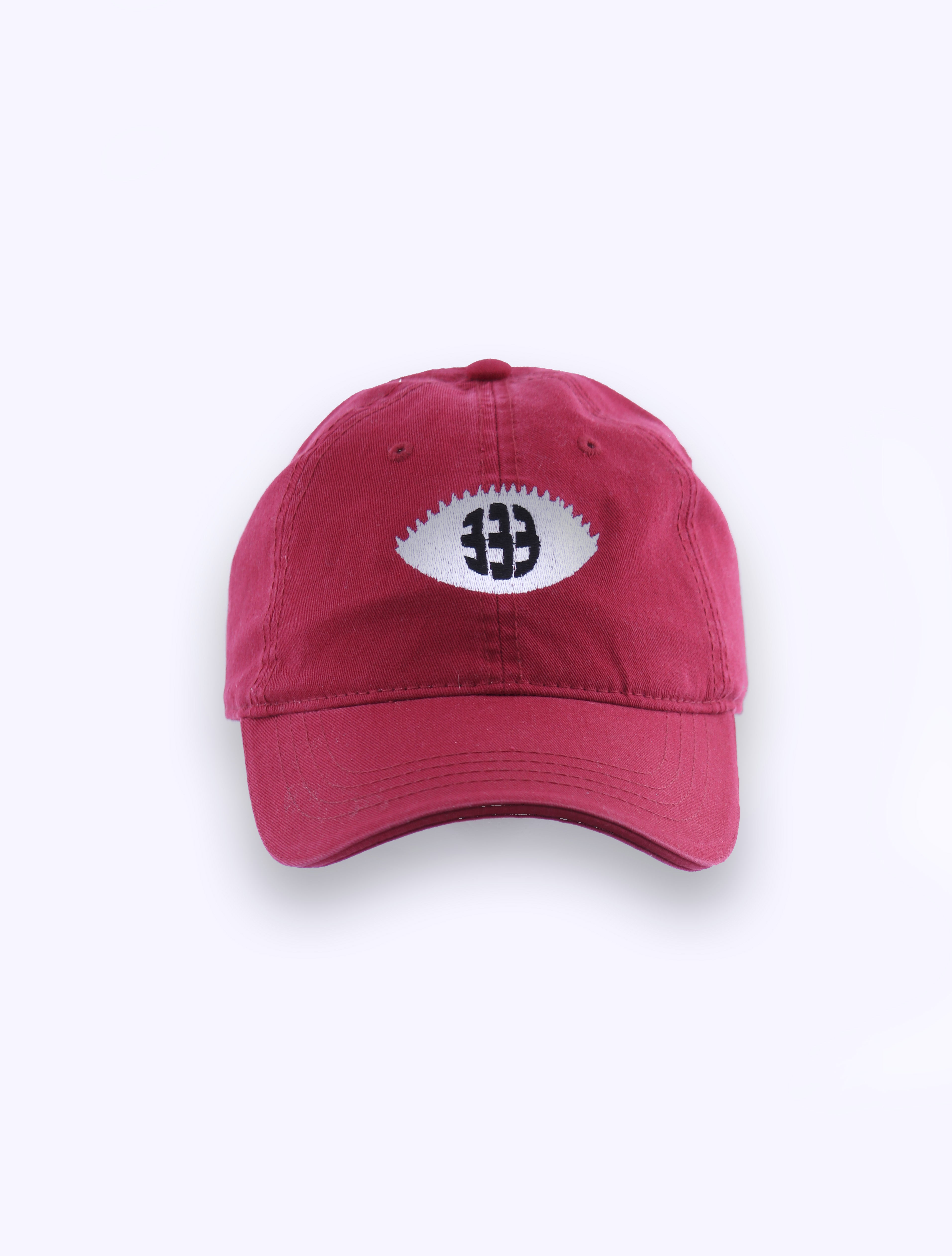 Gorra roja ojo 333